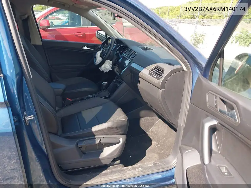2019 Volkswagen Tiguan 2.0T Se/2.0T Sel/2.0T Sel R-Line/2.0T Sel R-Line Black VIN: 3VV2B7AX6KM140174 Lot: 45328801