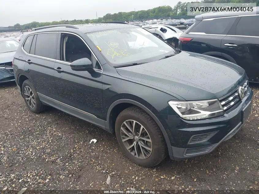 2019 Volkswagen Tiguan 2.0T Se/2.0T Sel/2.0T Sel R-Line/2.0T Sel R-Line Black VIN: 3VV2B7AX6KM004045 Lot: 45441793