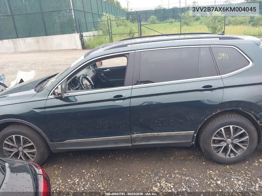 2019 Volkswagen Tiguan 2.0T Se/2.0T Sel/2.0T Sel R-Line/2.0T Sel R-Line Black VIN: 3VV2B7AX6KM004045 Lot: 45441793