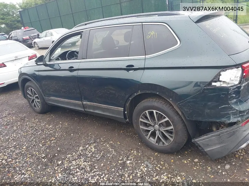 2019 Volkswagen Tiguan 2.0T Se/2.0T Sel/2.0T Sel R-Line/2.0T Sel R-Line Black VIN: 3VV2B7AX6KM004045 Lot: 45441793