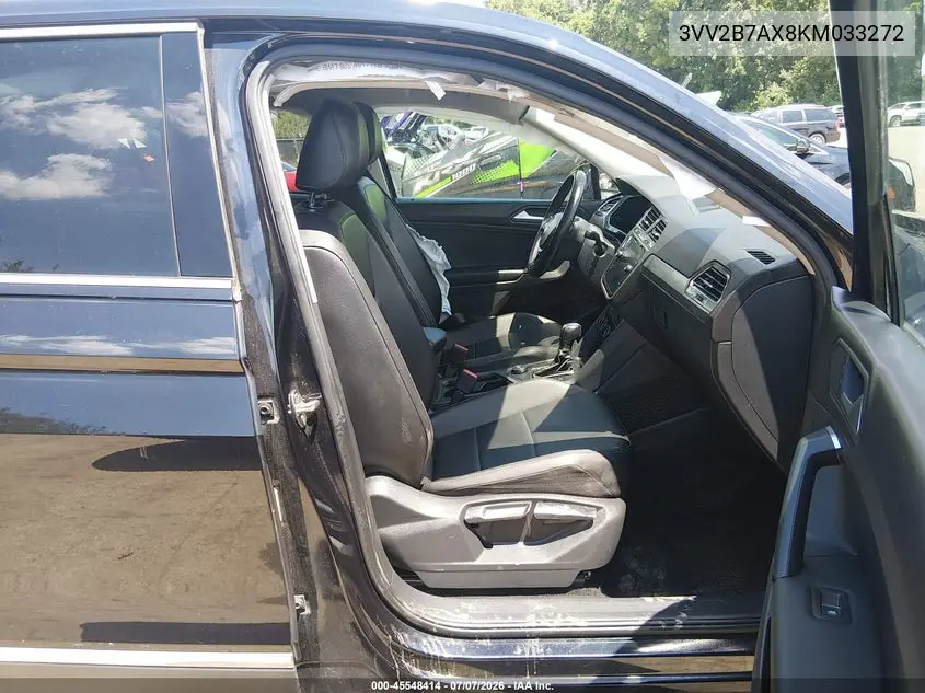 2019 Volkswagen Tiguan 2.0T Se/2.0T Sel/2.0T Sel R-Line/2.0T Sel R-Line Black VIN: 3VV2B7AX8KM033272 Lot: 45548414