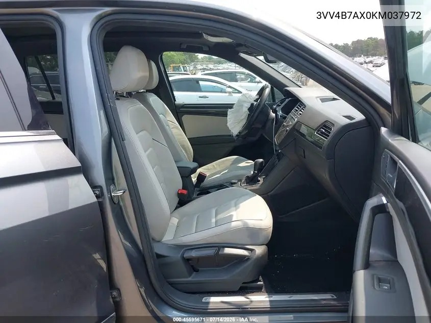 2019 Volkswagen Tiguan 2.0T Sel Premium/2.0T Sel Premium R-Line VIN: 3VV4B7AX0KM037972 Lot: 45595671
