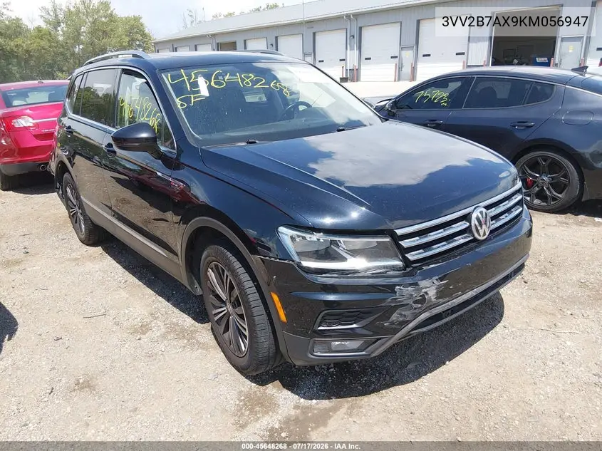 2019 Volkswagen Tiguan 2.0T Se/2.0T Sel/2.0T Sel R-Line/2.0T Sel R-Line Black VIN: 3VV2B7AX9KM056947 Lot: 45648268