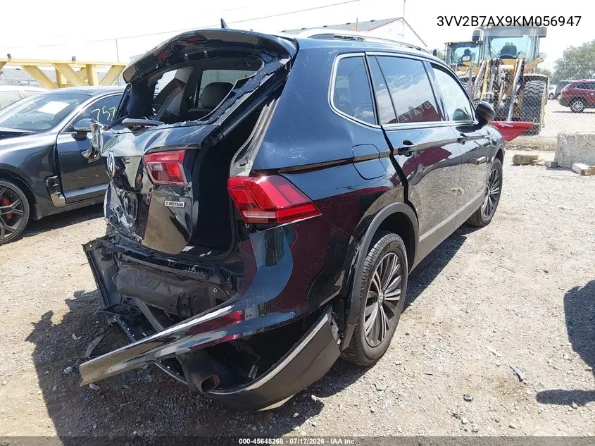 2019 Volkswagen Tiguan 2.0T Se/2.0T Sel/2.0T Sel R-Line/2.0T Sel R-Line Black VIN: 3VV2B7AX9KM056947 Lot: 45648268