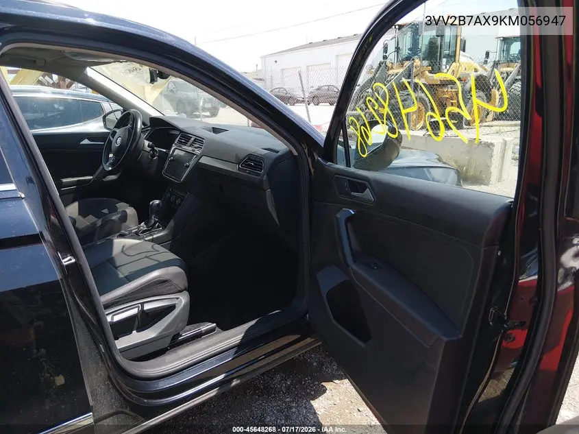 2019 Volkswagen Tiguan 2.0T Se/2.0T Sel/2.0T Sel R-Line/2.0T Sel R-Line Black VIN: 3VV2B7AX9KM056947 Lot: 45648268