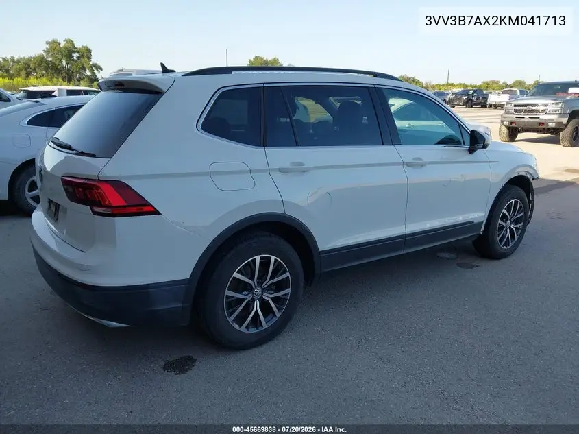 2019 Volkswagen Tiguan 2.0T Se/2.0T Sel/2.0T Sel R-Line/2.0T Sel R-Line Black VIN: 3VV3B7AX2KM041713 Lot: 45669838