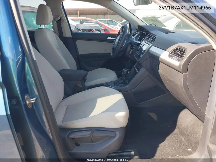 3VV1B7AX1LM114966 2020 Volkswagen Tiguan 2.0T S