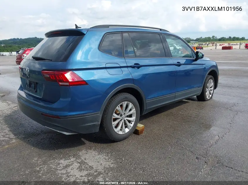 2020 Volkswagen Tiguan 2.0T S VIN: 3VV1B7AXXLM101956 Lot: 45378978