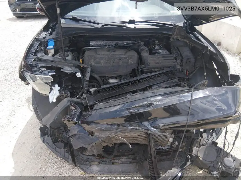 2020 Volkswagen Tiguan 2.0T Se/2.0T Se R-Line Black/2.0T Sel VIN: 3VV3B7AX5LM011025 Lot: 45570105