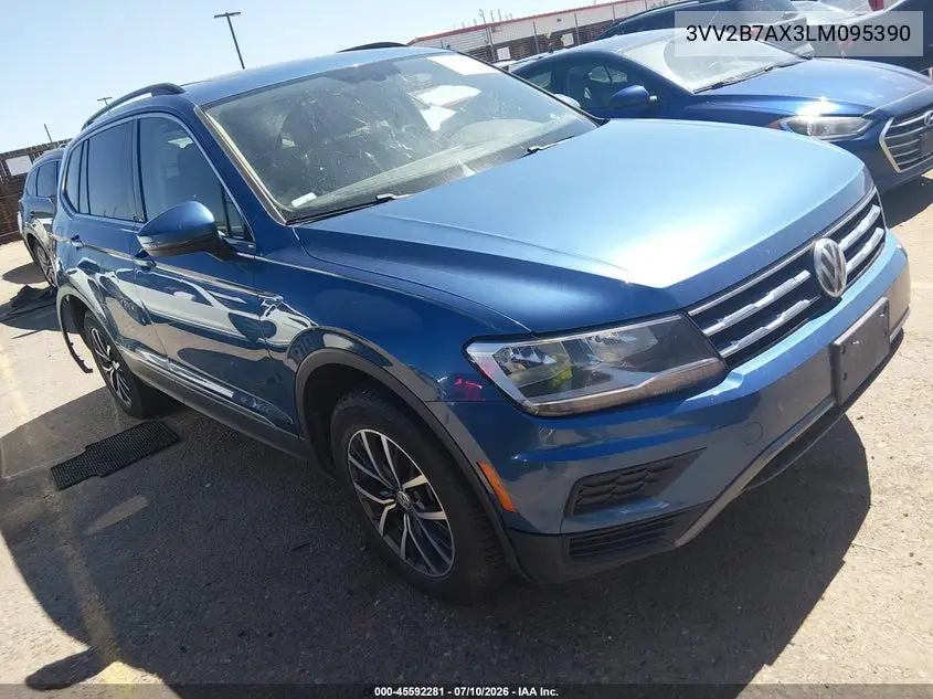 2020 Volkswagen Tiguan 2.0T Se/2.0T Se R-Line Black/2.0T Sel VIN: 3VV2B7AX3LM095390 Lot: 45592281
