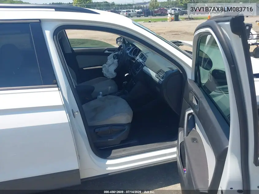 2020 Volkswagen Tiguan 2.0T S VIN: 3VV1B7AX8LM083716 Lot: 45612609