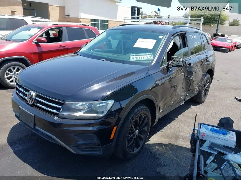 2020 Volkswagen Tiguan 2.0T S VIN: 3VV1B7AX9LM018471 Lot: 45644459