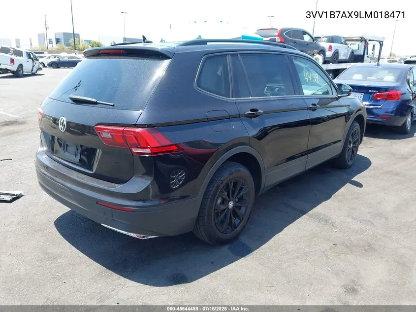 2020 Volkswagen Tiguan 2.0T S VIN: 3VV1B7AX9LM018471 Lot: 45644459