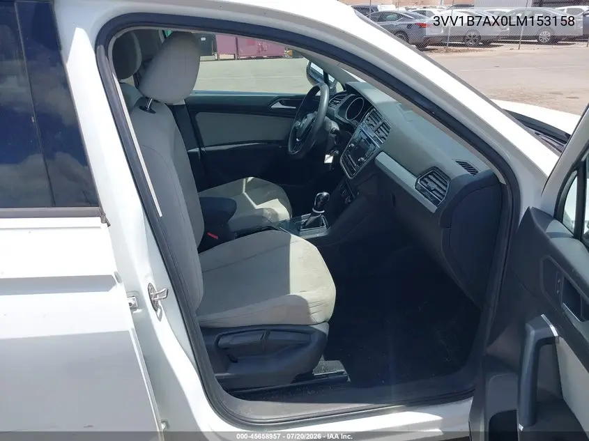 2020 Volkswagen Tiguan 2.0T S VIN: 3VV1B7AX0LM153158 Lot: 45658957