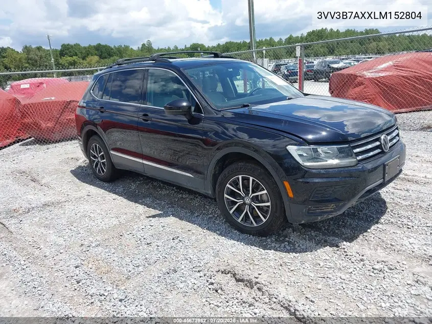 2020 Volkswagen Tiguan 2.0T Se/2.0T Se R-Line Black/2.0T Sel VIN: 3VV3B7AXXLM152804 Lot: 45673982