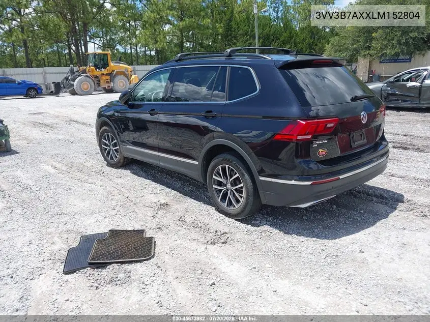 2020 Volkswagen Tiguan 2.0T Se/2.0T Se R-Line Black/2.0T Sel VIN: 3VV3B7AXXLM152804 Lot: 45673982