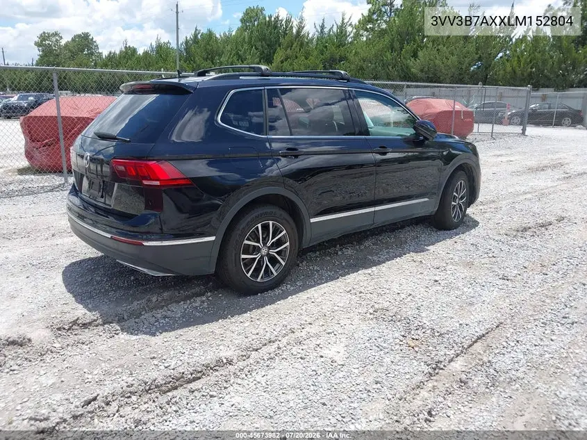 2020 Volkswagen Tiguan 2.0T Se/2.0T Se R-Line Black/2.0T Sel VIN: 3VV3B7AXXLM152804 Lot: 45673982