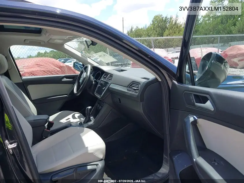 2020 Volkswagen Tiguan 2.0T Se/2.0T Se R-Line Black/2.0T Sel VIN: 3VV3B7AXXLM152804 Lot: 45673982
