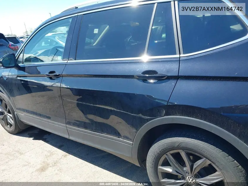 2022 Volkswagen Tiguan 2.0T Se VIN: 3VV2B7AXXNM164742 Lot: 44972435