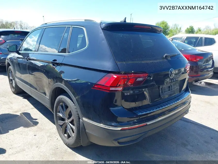 2022 Volkswagen Tiguan 2.0T Se VIN: 3VV2B7AXXNM164742 Lot: 44972435