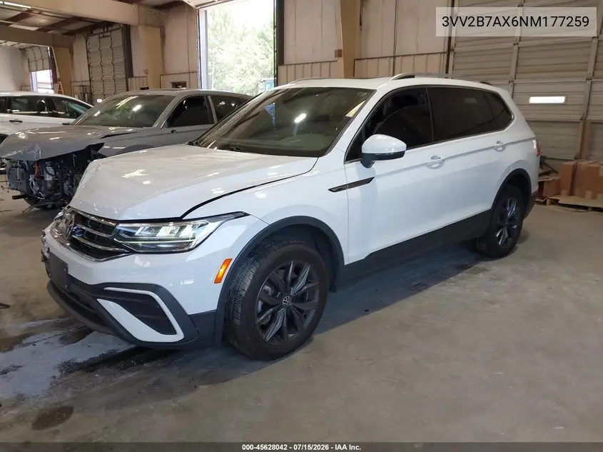 2022 Volkswagen Tiguan 2.0T Se VIN: 3VV2B7AX6NM177259 Lot: 45628042