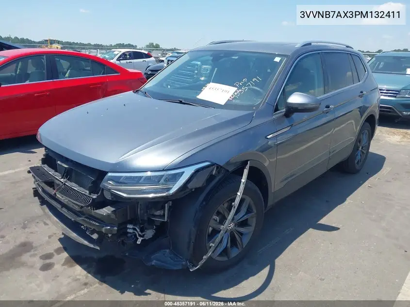 2023 Volkswagen Tiguan 2.0T Se VIN: 3VVNB7AX3PM132411 Lot: 45357191