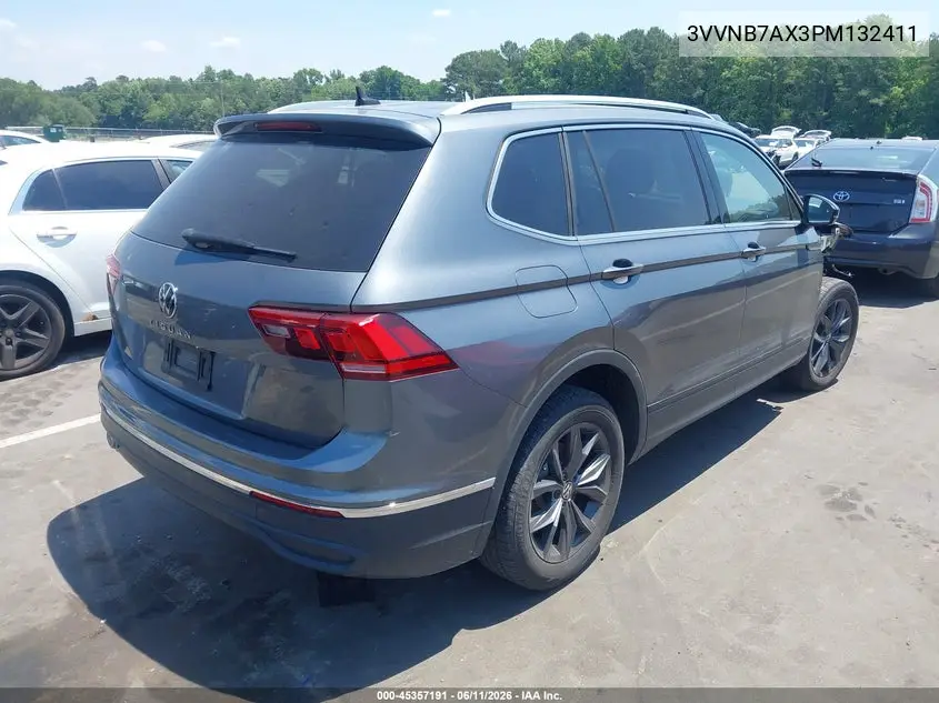 2023 Volkswagen Tiguan 2.0T Se VIN: 3VVNB7AX3PM132411 Lot: 45357191