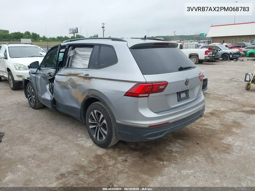 2023 Volkswagen Tiguan 2.0T S VIN: 3VVRB7AX2PM068783 Lot: 45383954