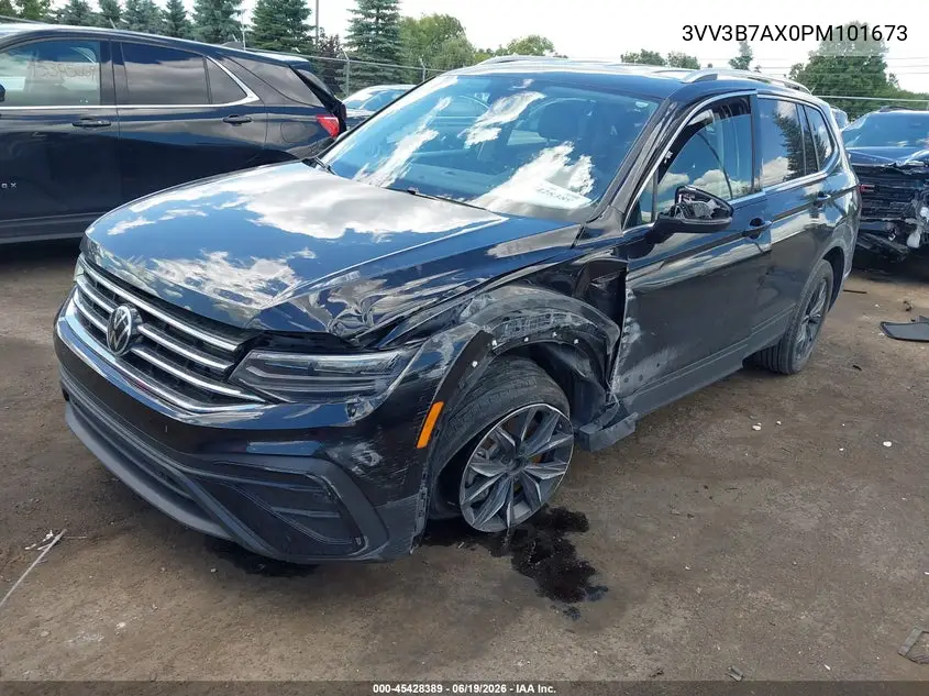 2023 Volkswagen Tiguan 2.0T Se VIN: 3VV3B7AX0PM101673 Lot: 45428389