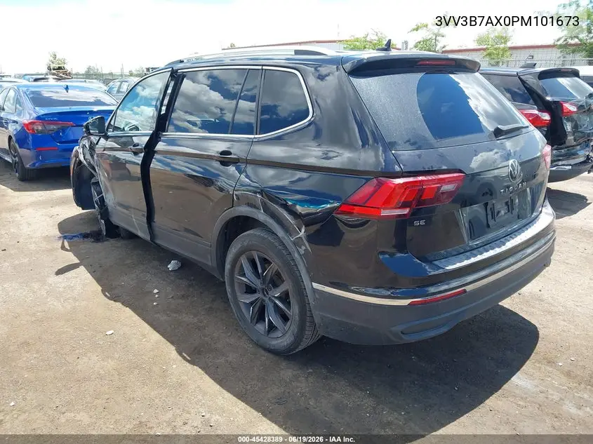 2023 Volkswagen Tiguan 2.0T Se VIN: 3VV3B7AX0PM101673 Lot: 45428389