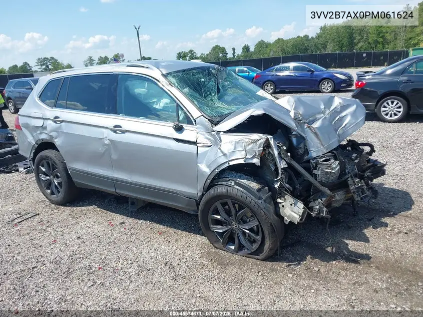 2023 Volkswagen Tiguan 2.0T Se VIN: 3VV2B7AX0PM061624 Lot: 45574671