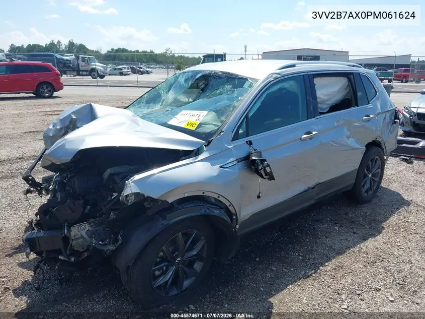 2023 Volkswagen Tiguan 2.0T Se VIN: 3VV2B7AX0PM061624 Lot: 45574671