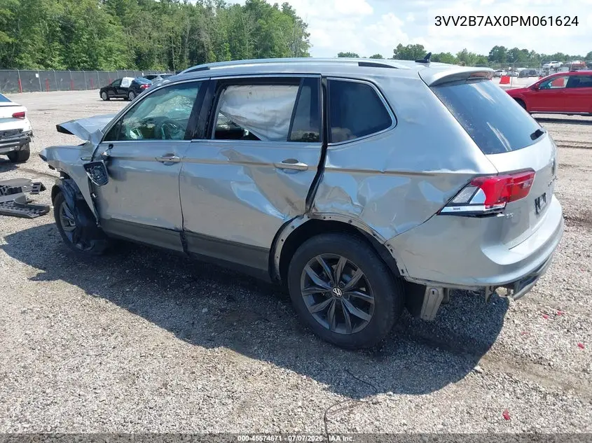 2023 Volkswagen Tiguan 2.0T Se VIN: 3VV2B7AX0PM061624 Lot: 45574671