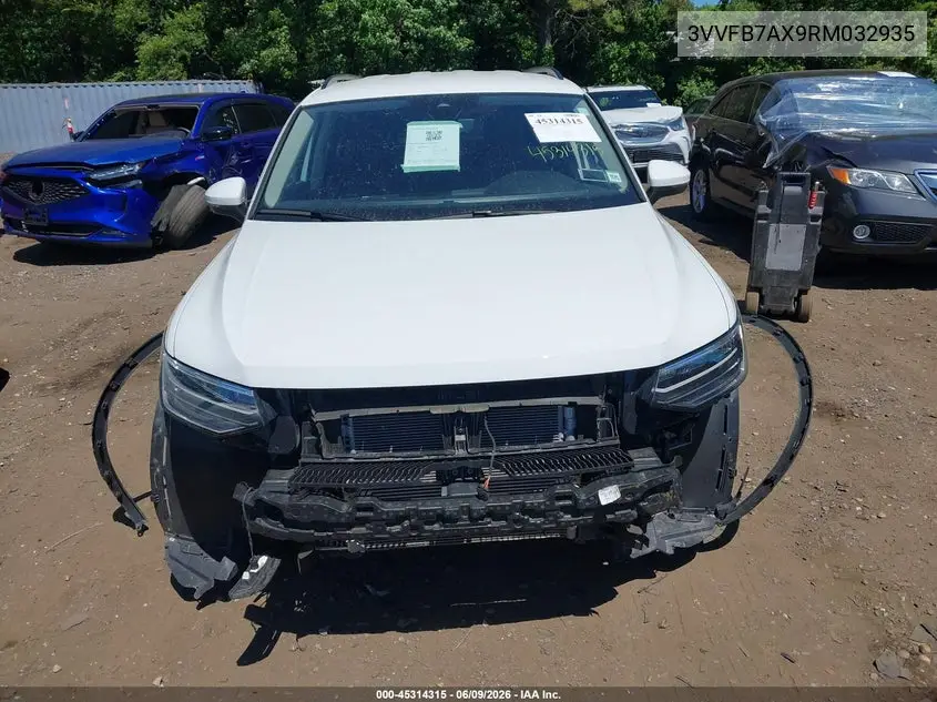 2024 Volkswagen Tiguan 2.0T S VIN: 3VVFB7AX9RM032935 Lot: 45314315