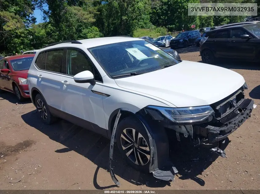 2024 Volkswagen Tiguan 2.0T S VIN: 3VVFB7AX9RM032935 Lot: 45314315