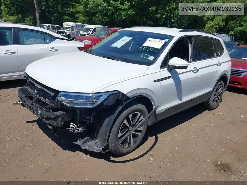 2024 Volkswagen Tiguan 2.0T S VIN: 3VVFB7AX9RM032935 Lot: 45314315