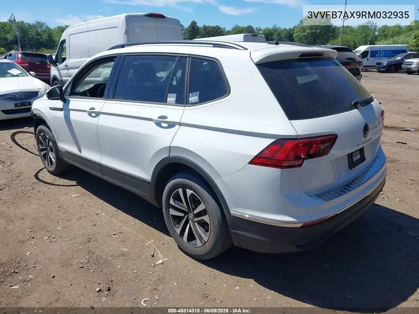 2024 Volkswagen Tiguan 2.0T S VIN: 3VVFB7AX9RM032935 Lot: 45314315