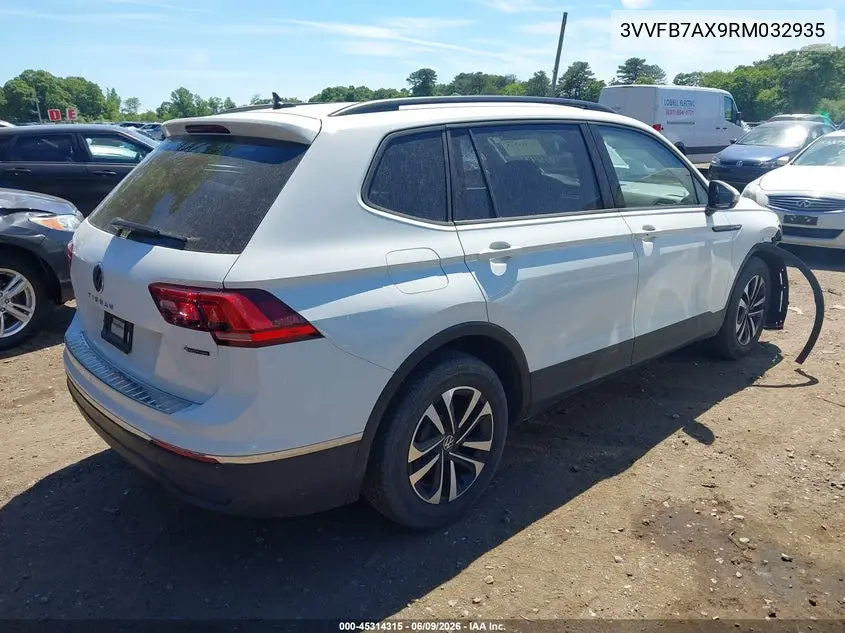 2024 Volkswagen Tiguan 2.0T S VIN: 3VVFB7AX9RM032935 Lot: 45314315