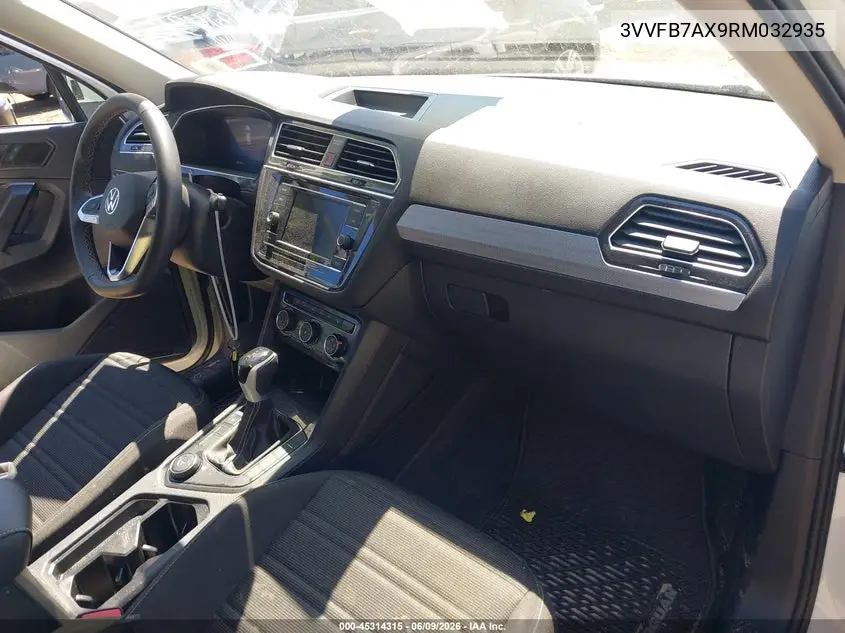 2024 Volkswagen Tiguan 2.0T S VIN: 3VVFB7AX9RM032935 Lot: 45314315