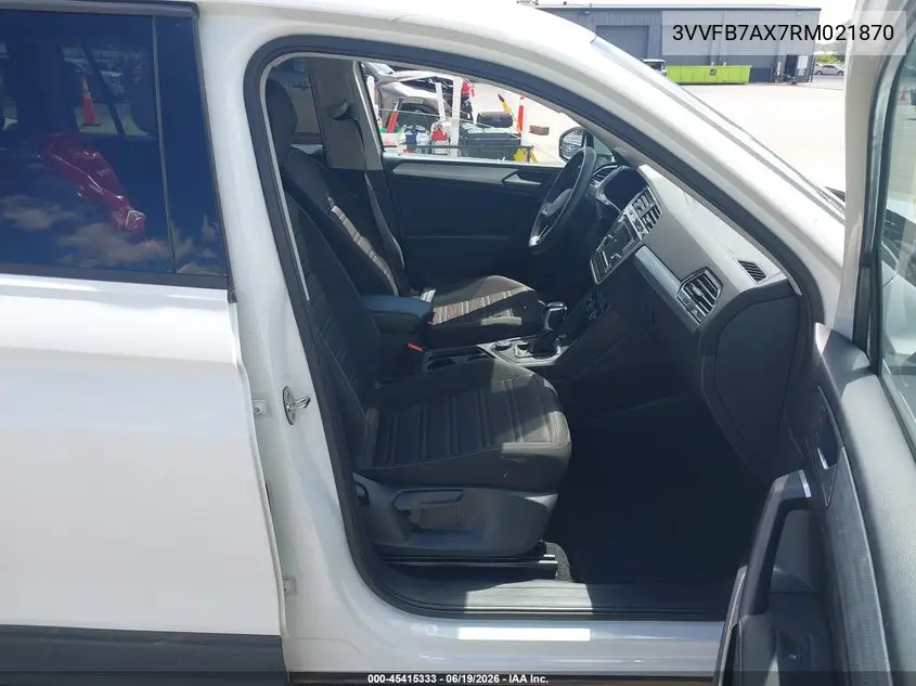 2024 Volkswagen Tiguan 2.0T S VIN: 3VVFB7AX7RM021870 Lot: 45415333