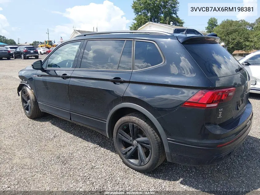 2024 Volkswagen Tiguan 2.0T Se R-Line Black VIN: 3VVCB7AX6RM198381 Lot: 45466408