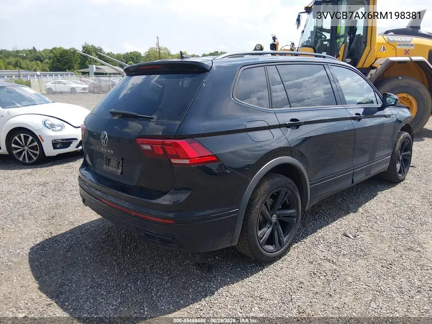 2024 Volkswagen Tiguan 2.0T Se R-Line Black VIN: 3VVCB7AX6RM198381 Lot: 45466408