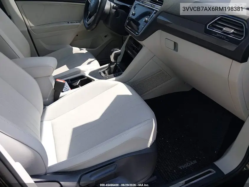 2024 Volkswagen Tiguan 2.0T Se R-Line Black VIN: 3VVCB7AX6RM198381 Lot: 45466408