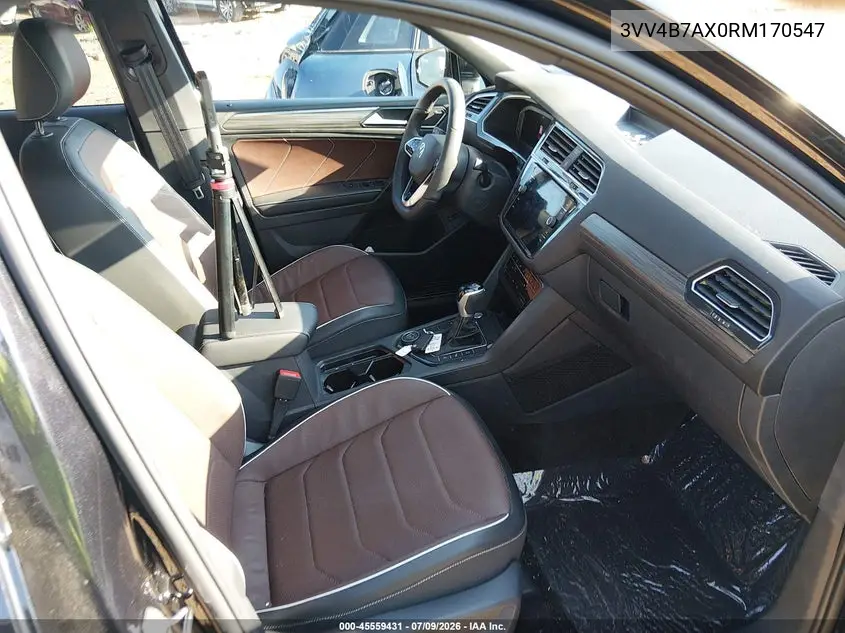 2024 Volkswagen Tiguan 2.0T Sel R-Line VIN: 3VV4B7AX0RM170547 Lot: 45559431