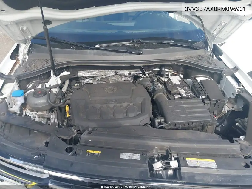 2024 Volkswagen Tiguan 2.0T Se/2.0T Wolfsburg Edition VIN: 3VV3B7AX0RM096901 Lot: 45653482