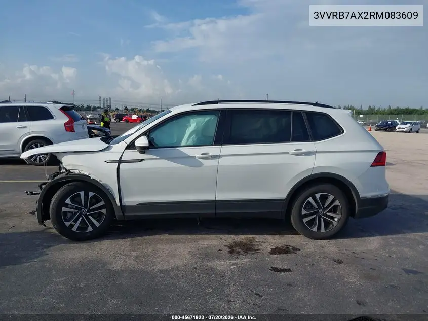 2024 Volkswagen Tiguan 2.0T S VIN: 3VVRB7AX2RM083609 Lot: 45671923