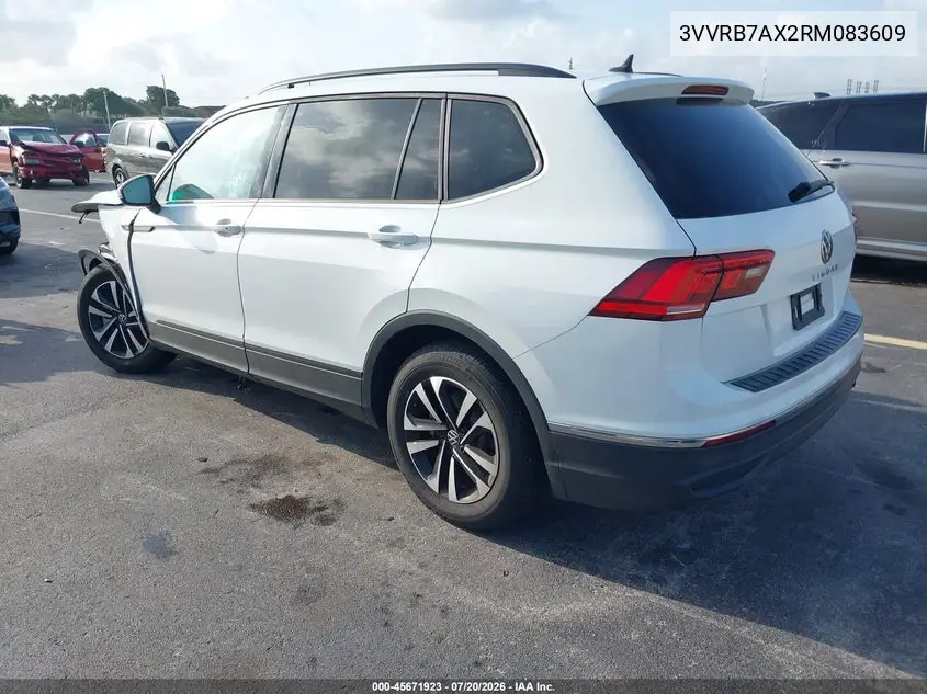 2024 Volkswagen Tiguan 2.0T S VIN: 3VVRB7AX2RM083609 Lot: 45671923