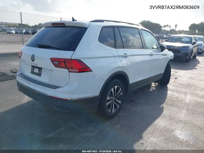 2024 Volkswagen Tiguan 2.0T S VIN: 3VVRB7AX2RM083609 Lot: 45671923