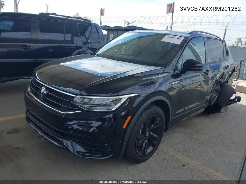 2024 Volkswagen Tiguan 2.0T Se R-Line Black VIN: 3VVCB7AXXRM201282 Lot: 45686102
