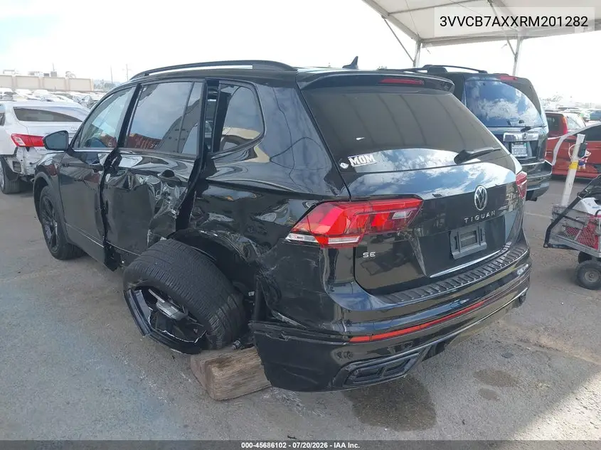 2024 Volkswagen Tiguan 2.0T Se R-Line Black VIN: 3VVCB7AXXRM201282 Lot: 45686102